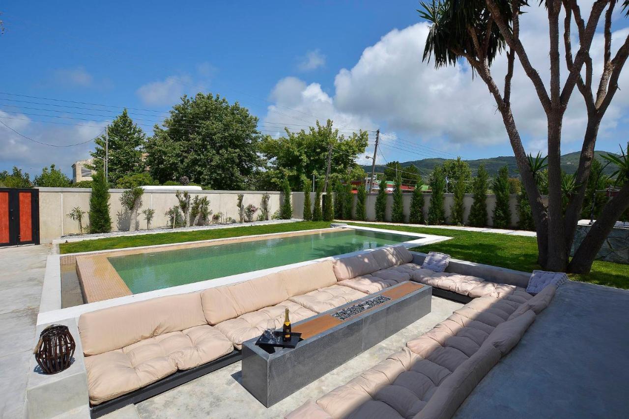 Villa Flamingo - 4 Bedrooms - Private Pool - Next To Renowned Issos Beach & Lake Korission Linia Bagian luar foto