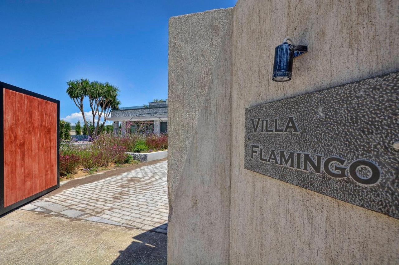 Villa Flamingo - 4 Bedrooms - Private Pool - Next To Renowned Issos Beach & Lake Korission Linia Bagian luar foto